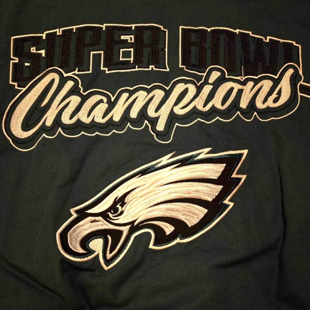 100% AUTHENTIC PHILA. EAGLES CHAMPIONSHIP JACKET
